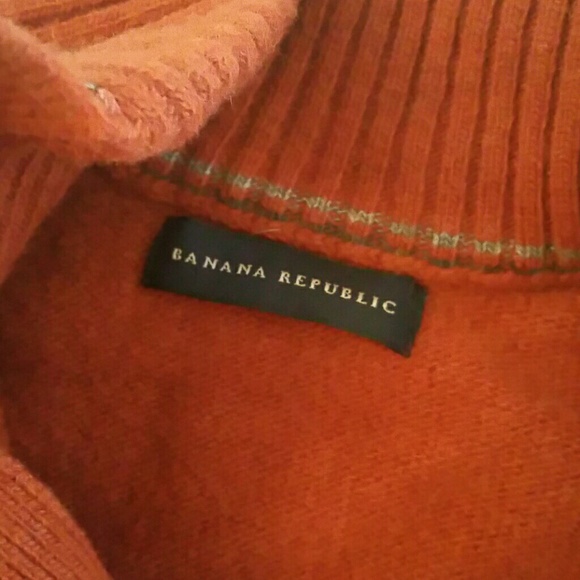 Banana Republic  MEN’S FALL Merino wool sweater Pumpkin Spice Fall Autumn Winter - Picture 4 of 8